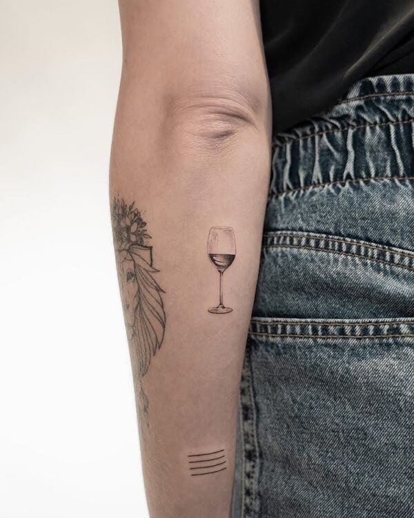Tattoo Design Wine