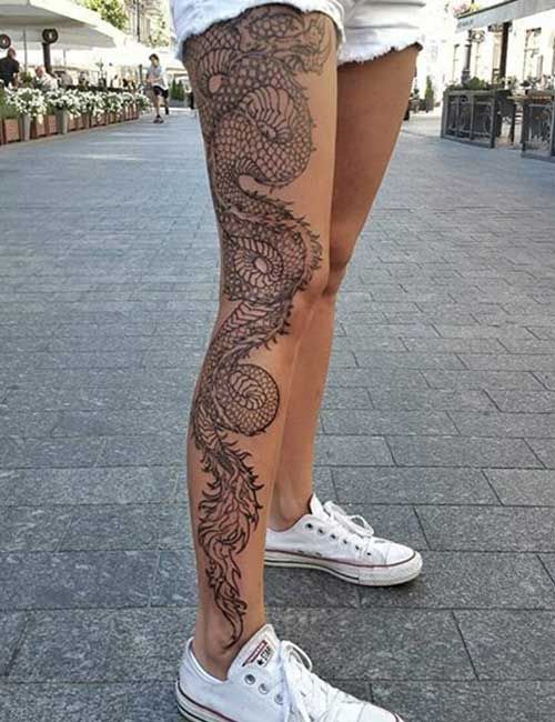 Thigh Tattoo