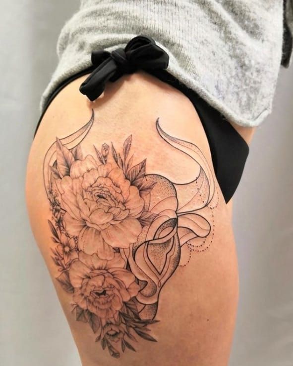 Thigh Tattoo