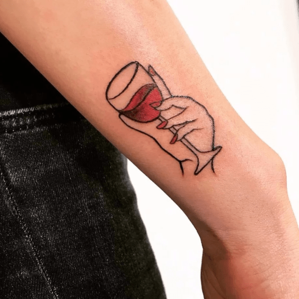 Wine Glass Tattoo (copy 1)