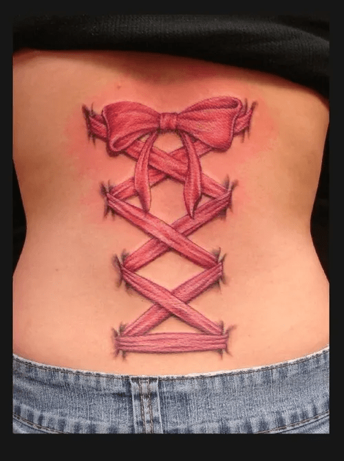Crazy Black And Red Tattoo