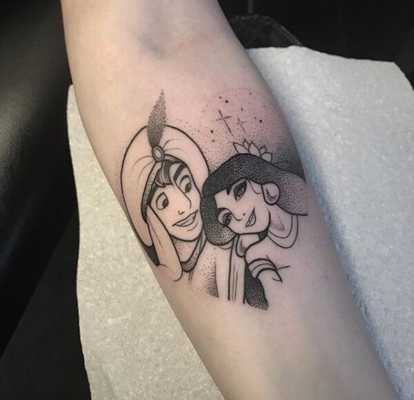 Aladdin Jasmine Tattoo