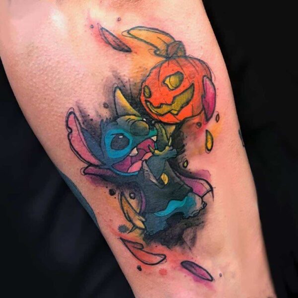 Disney Watecolour Sketch Tattoo