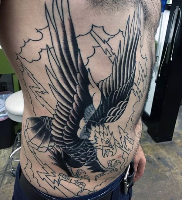 Lighting Eagle Tattoo