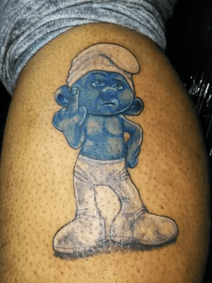 Smurf Tattoo