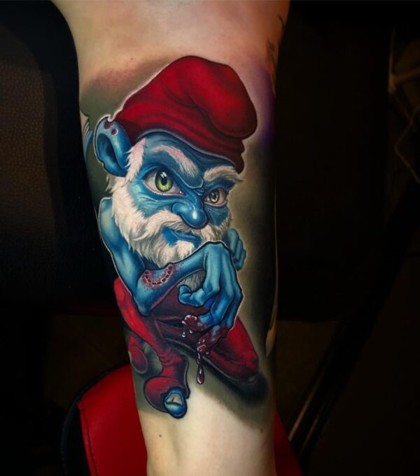 Smurf Tattoo 1