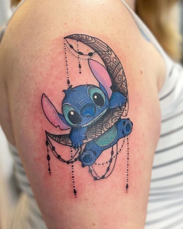 Stitch Cute Tattoo.