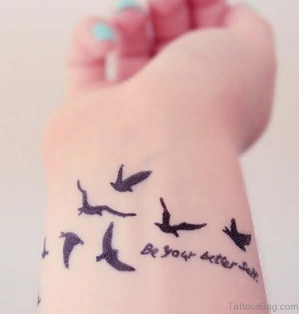 50 Astonishing Birds Tattoos For Wrist - Tattoo Designs – TattoosBag.com