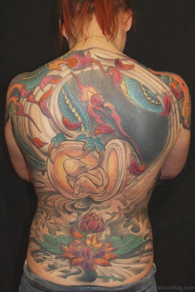 60 Latest Back Tattoos On Back For Women