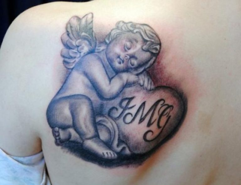 60 Most Amazing Memorial Angel Tattoos For Back - Tattoo Designs ...