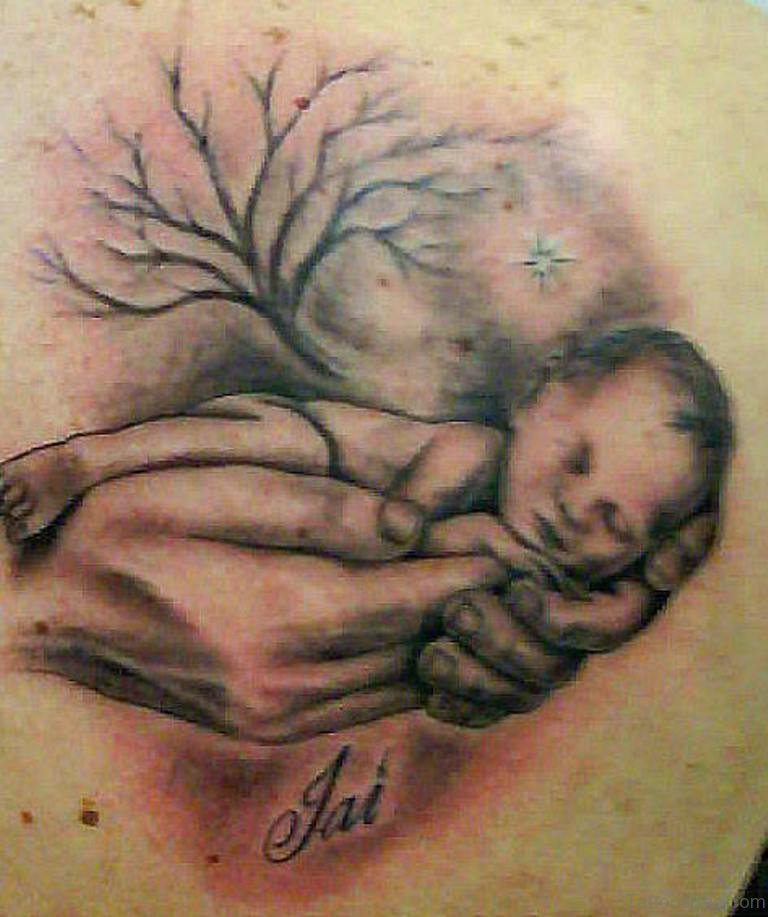 Татуировки на руке в честь ребенка