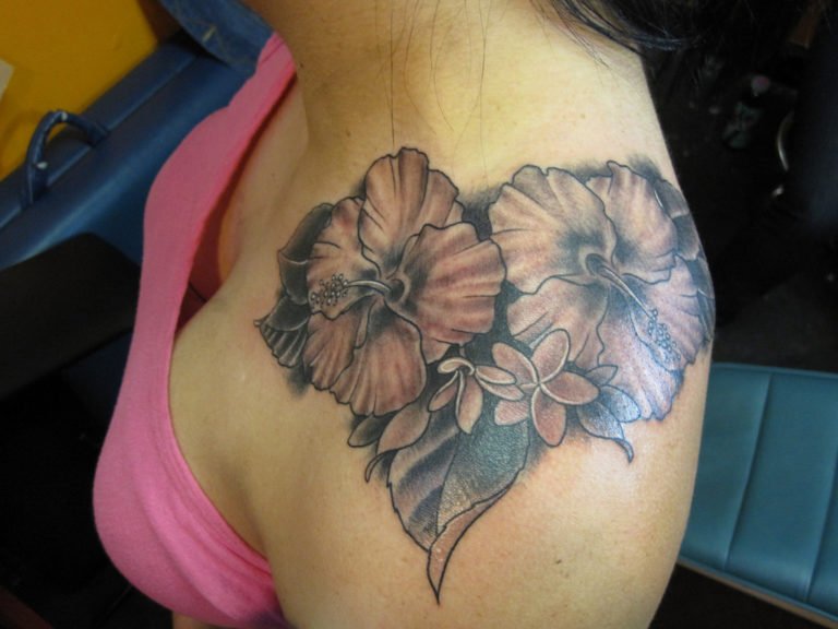 51 Classy Hibiscus Flower Tattoos For Shoulder - Tattoo Designs ...