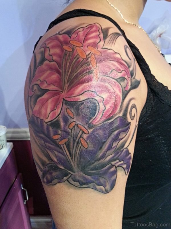 59 Graceful Lily Tattoos For Shoulder - Tattoo Designs – TattoosBag.com