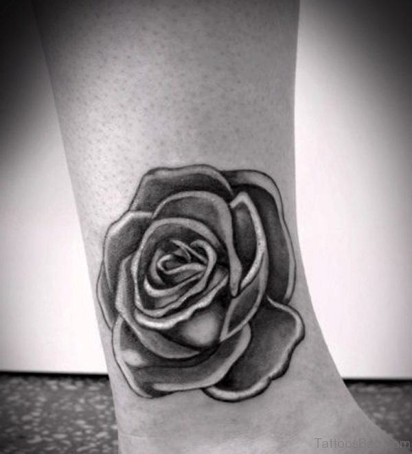 50 Fabulous Rose Tattoos On Ankle