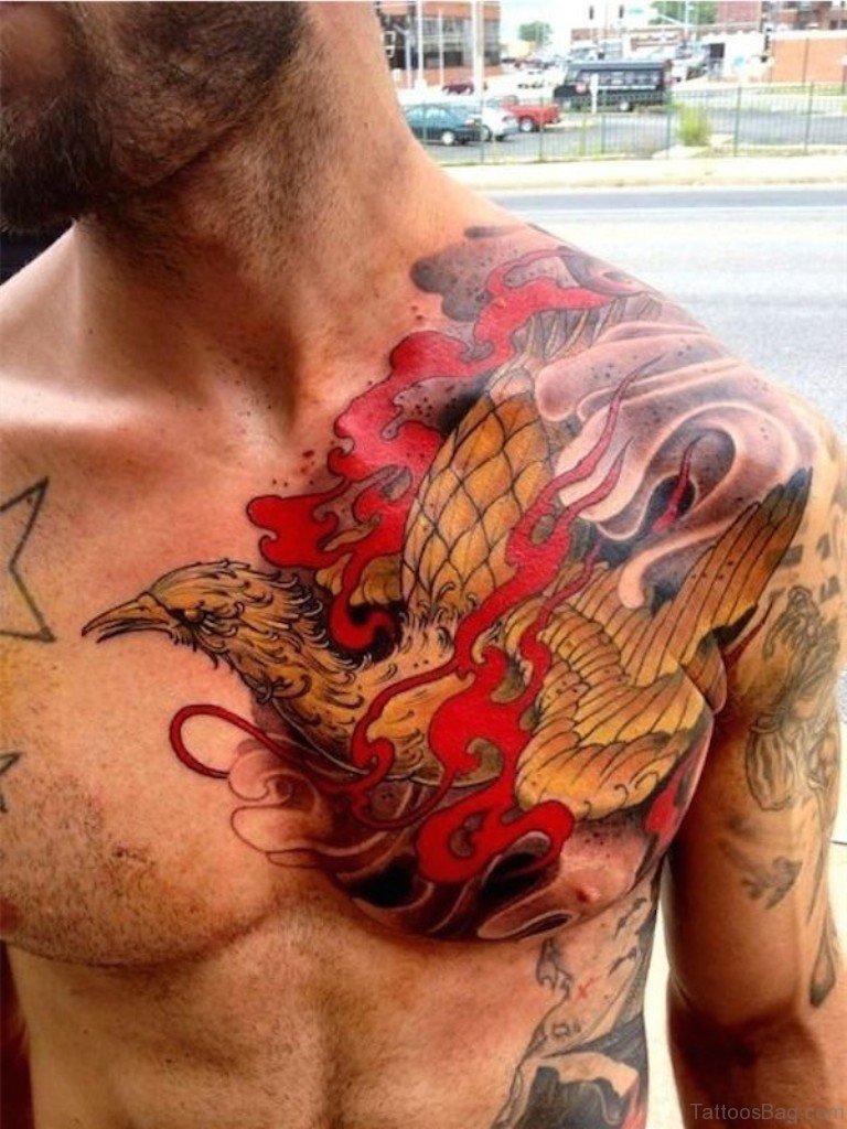 Tiny Foot Red Phoenix tattoo by Szilard  Best Tattoo Ideas Gallery