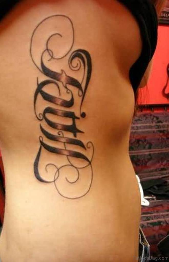 60 Perfect Ambigram Tattoos For Rib - Tattoo Designs – TattoosBag.com