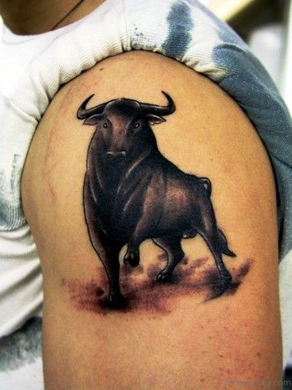 64 Cool Bull Tattoos On Shoulder - Tattoo Designs – 