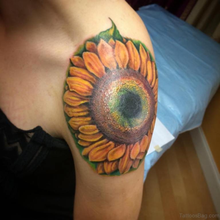 71 Stunning Sunflower Tattoos On Shoulder