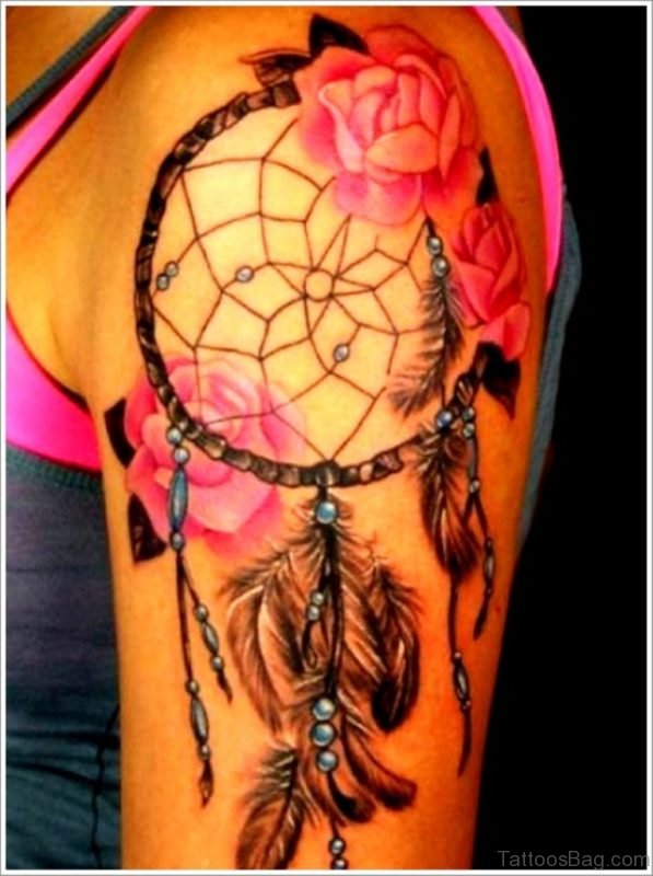 59 Ravishing Dreamcatcher Tattoos For Shoulder - Tattoo Designs ...