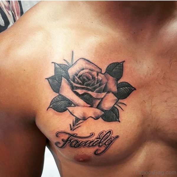 70 Brilliant Rose Tattoos For Chest - Tattoo Designs – TattoosBag.com