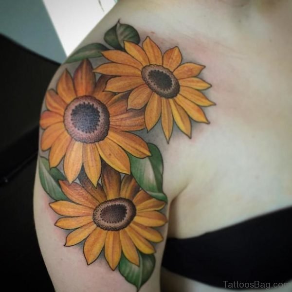 71 Stunning Sunflower Tattoos On Shoulder - Tattoo Designs – TattoosBag.com