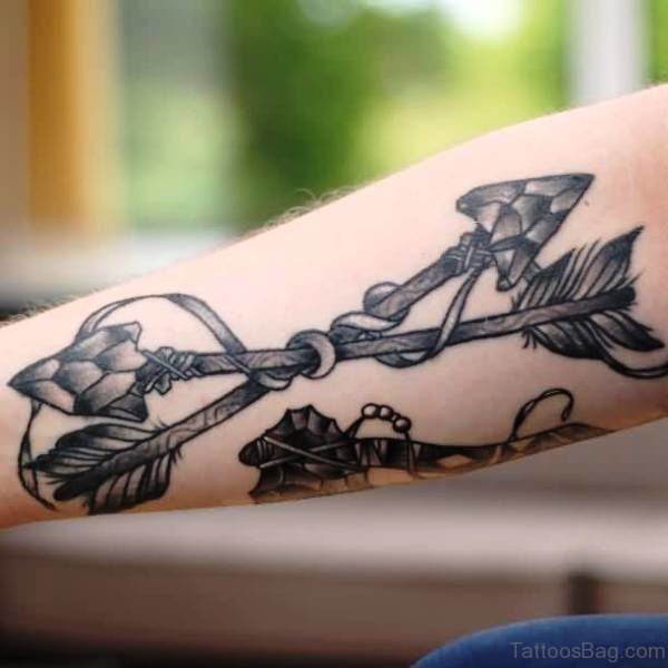 traditional arrow tattoo