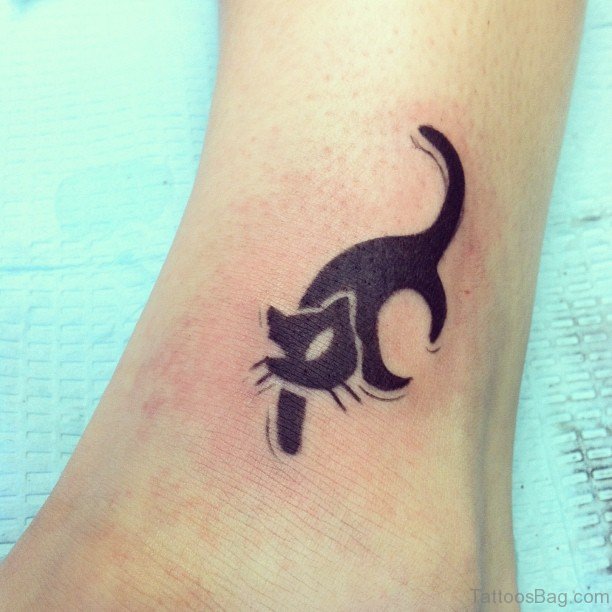 30 Best Fancy Cat Tattoos On Ankle - Tattoo Designs – TattoosBag.com