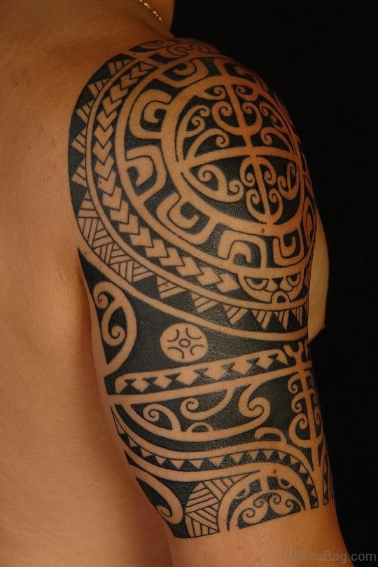 mayan shoulder tattoos
