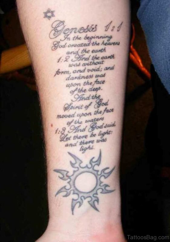 meaningful bible verse tattoos on wrist