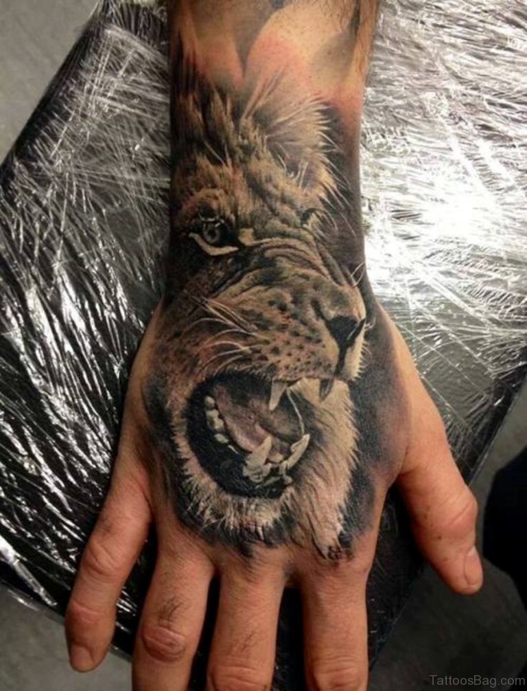 41 Best Lion Tattoos On Hand - Tattoo Designs – 