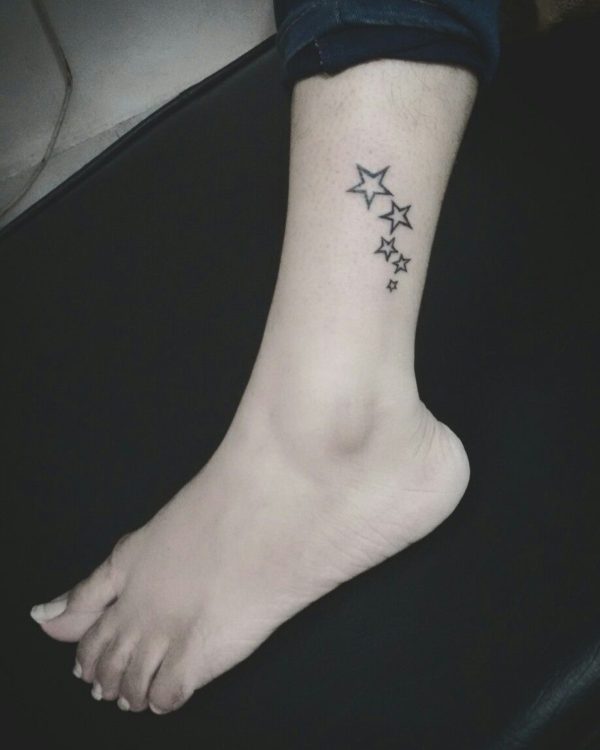 40 Stunning Star Tattoo Designs For Ankle Tattoo Designs