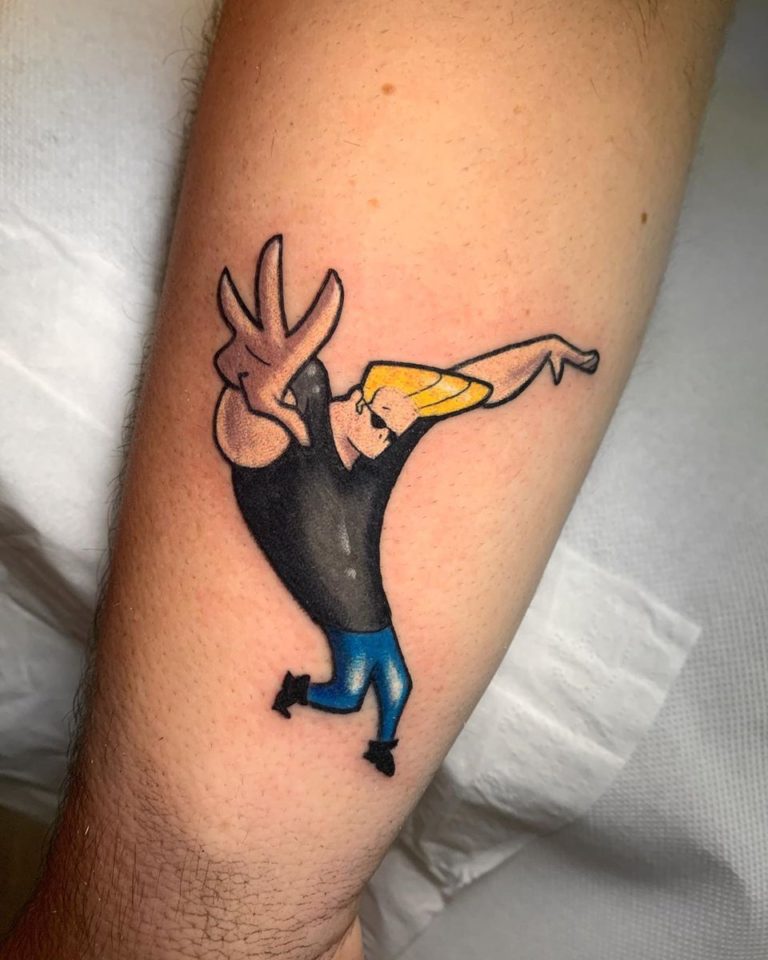 10 Cool Johnny Bravo Tattoos Tattoo Designs